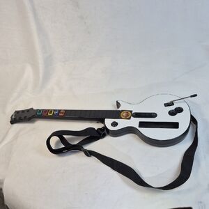 Wii Guitar Hero Gibson Les Paul White Wireless Guitar 95125.805 - Tested - Works